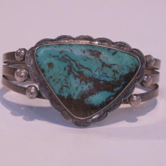 Old Navajo Triangular Stone Bracelet