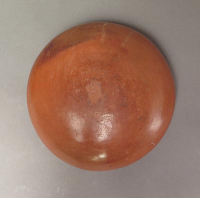 Black on White on Red Hopi Bowl by Nampeyo, c.1905 Image 3