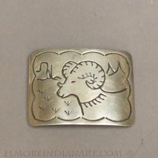 Navajo Ram Buckle