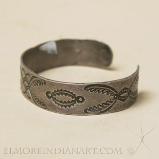 Old Navajo Ingot Silver Bracelet, c.1920