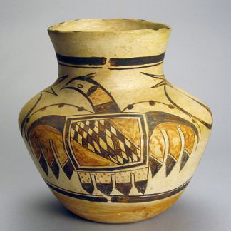 Hopi Jar with Spirit Bird Design by Nampeyo, c. 1896-1900