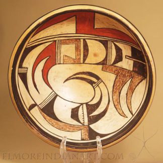 Large Hopi Polychrome Open Bowl Attributed to Paqua, c.1930