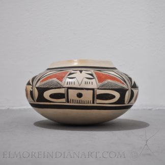 Hopi White Slipped Seed Jar by Nellie Nampeyo