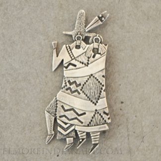 Navajo Silver Pin by Frank Salcido