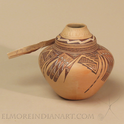 Hopi-Navajo Polychrome Gourd by Nathan Begaye Image 2