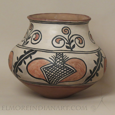 Large San Ildefonso Polychrome Jar, c.1900-1905 Image 2