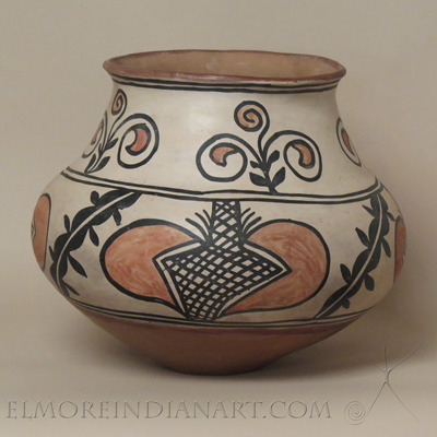 Large San Ildefonso Polychrome Jar, c.1900-1905 Image 2