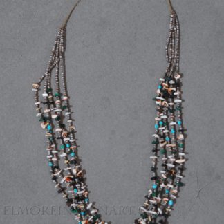 Pueblo Five-Strand Treasure Necklace