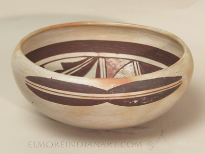 Rare Hopi Bowl by Nampeyo and Fannie, c.1925 Image 2