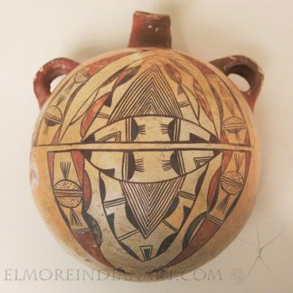 Hopi Polacca Canteen by Nampeyo, c.1888