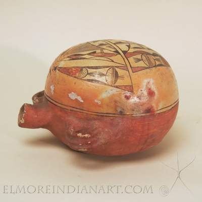 Hopi Polacca Canteen by Nampeyo, c.1888 Image 3
