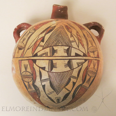 Hopi Polacca Canteen by Nampeyo, c.1888