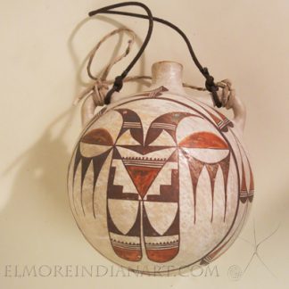 Acoma Polychrome Canteen, c. 1910-1920