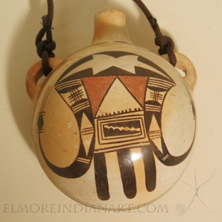 Hopi Yellowware Canteen by Nampeyo, c.1910