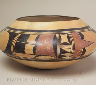 Large Hopi Polychrome Bowl by Nampeyo/Fannie, c.1930
