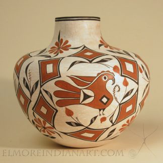 Acoma Polychrome Parrot Jar by Marie Z. Chino