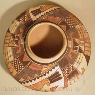 Large Hopi Sikyatki Revival Seed Jar by Bobby Silas