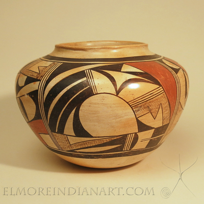 Hopi Polychrome Storage Jar by Paqua Naha (Frog Woman) Image 2