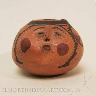 Hopi Yellowware Effigy Head Jar by Nampeyo, c.1895-1900