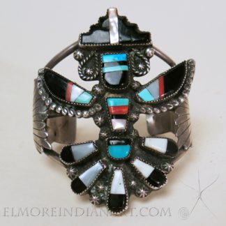 Large Zuni Knifewing Men's Bracelet, c.1950s