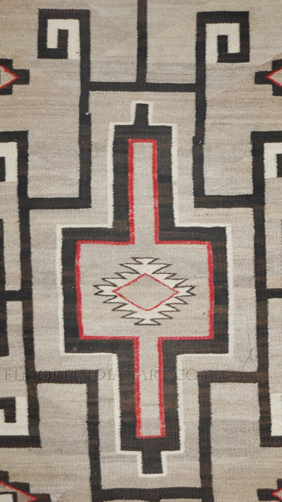 Navajo Crystal Trading Post Rug, c.1920s Image 2