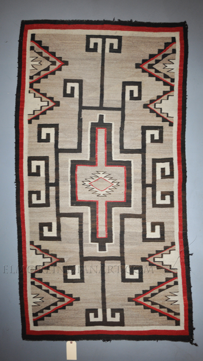 Navajo Crystal Trading Post Rug, c.1920s