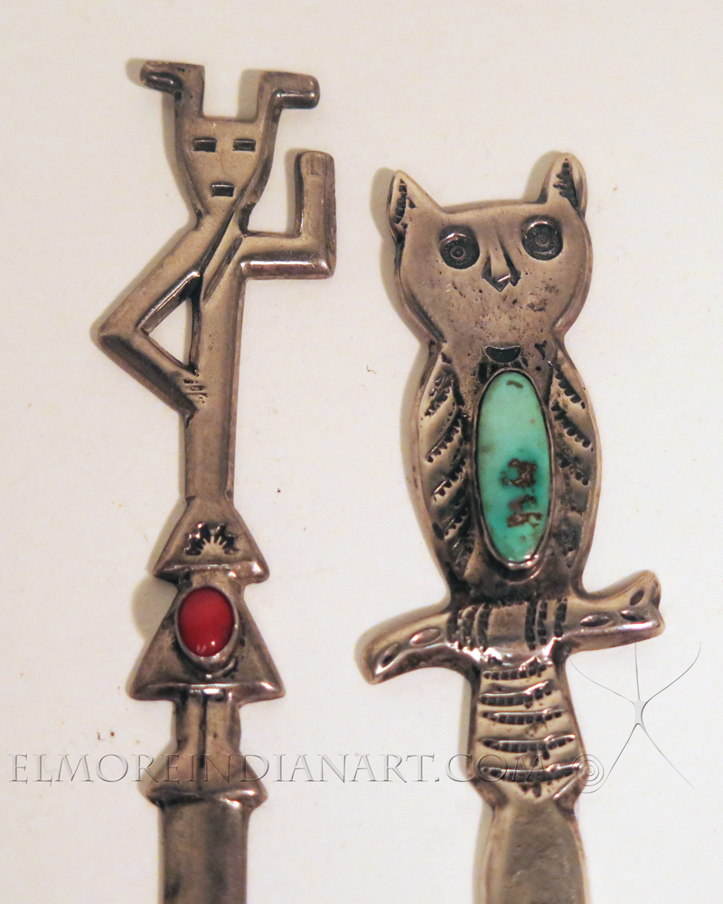 Two Sandcast Vintage Navajo Letter Openers