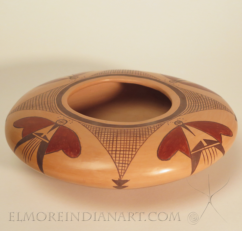 Hopi Polychrome Moth Seed Jar by Vernida Polacca Nampeyo Image 3