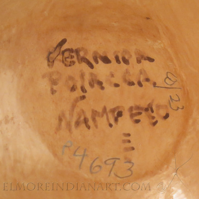 Hopi Polychrome Moth Seed Jar by Vernida Polacca Nampeyo Image 4