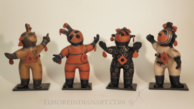 Set of Four Cochiti Mono Figures