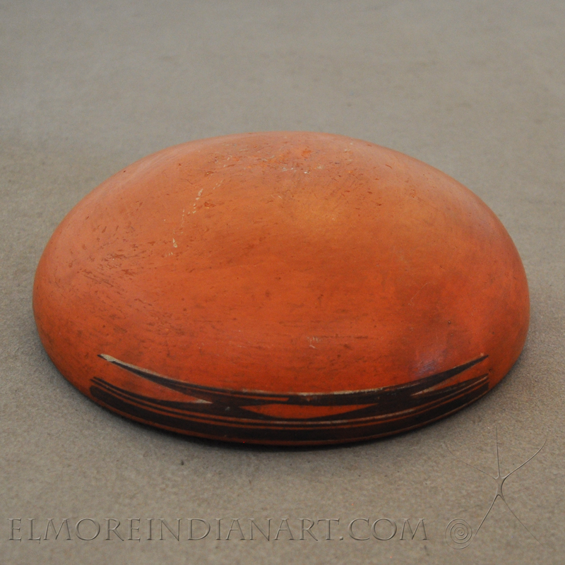 Hopi Black and White on Red Bowl by Nampeyo, c.1910 Image 3