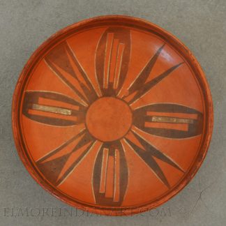 Hopi Black and White on Red Bowl by Nampeyo, c.1910