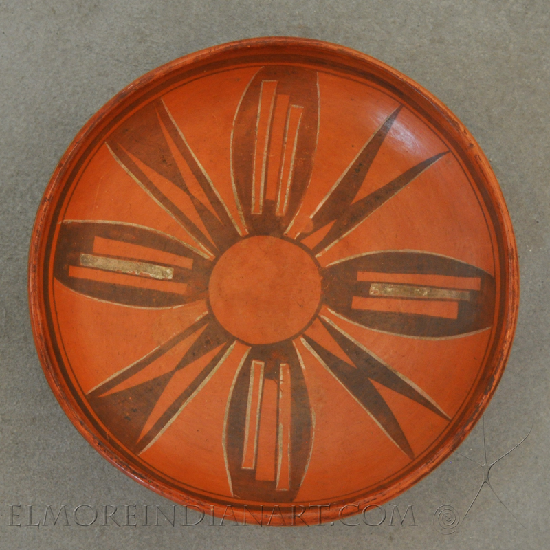 Hopi Black and White on Red Bowl by Nampeyo, c.1910