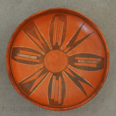 Hopi Black and White on Red Bowl by Nampeyo, c.1910