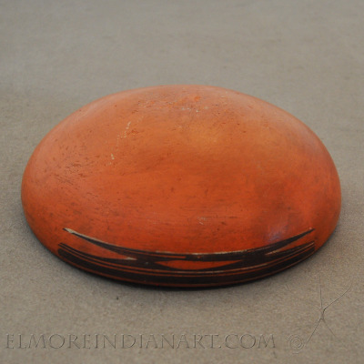 Hopi Black and White on Red Bowl by Nampeyo, c.1910 Image 3