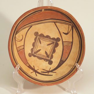 Hopi Yellowware Open Bowl by Nampeyo, c.1900