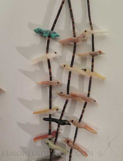 Three Strand Zuni Fetish Necklace, c.1960 Image 3