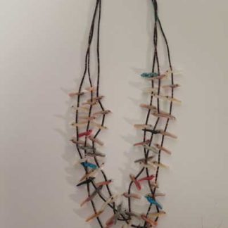 Three Strand Zuni Fetish Necklace, c.1960