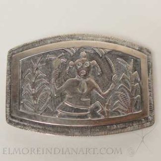 Hopi Mudhead Buckle by Victor Coochwytewa