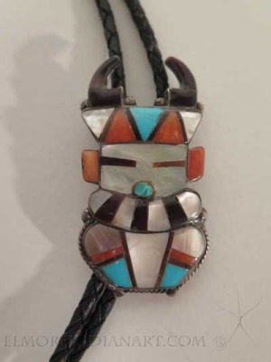 Zuni Antelope Kachina Bolo c. 1960
