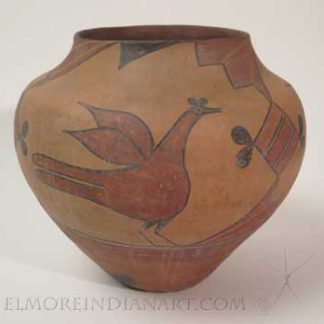 Classic Zia Jar With Three Birds, c.1910