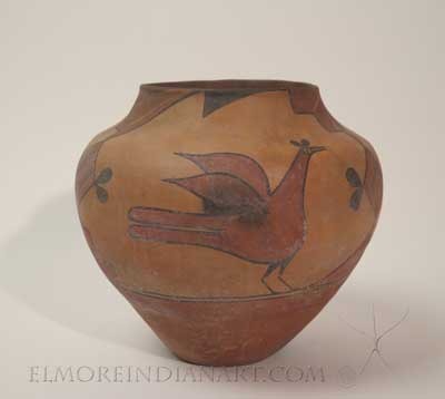 Classic Zia Jar With Three Birds, c.1910 Image 3