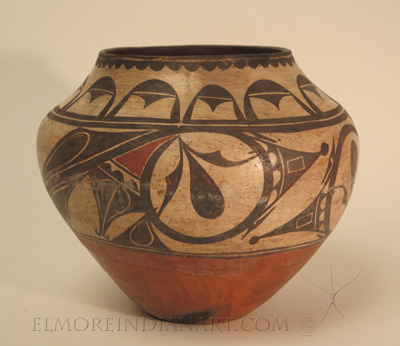 Zia Polychrome Olla, c.1875-1885
