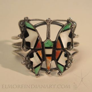 Zuni Butterfly Bracelet, c.1950