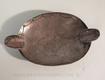 Navajo Silver Ashtray, c.1910