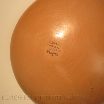 Contemporary Hopi Bowl by Vernida Polacca Nampeyo Image 3