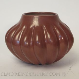 Redware Melon Jar by Helen Shupla
