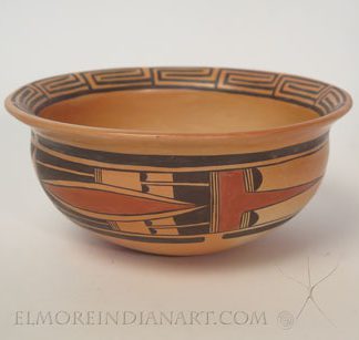 Hopi Helmet Stew Bowl by Nyla Sahmie Nampeyo