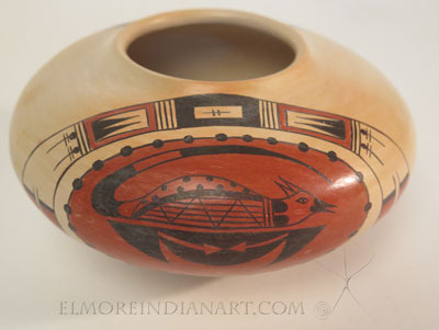 Hopi Two-Color Seed Jar by Rachel Sahmie Image 2