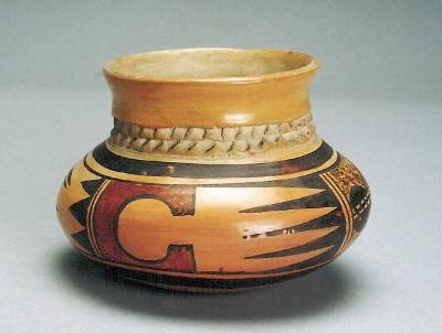 Nampeyo/Fannie Jar with Corrugation, c. 1920 Image 2